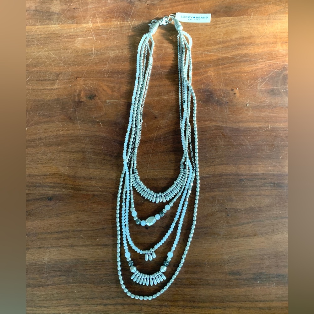 NWT Lucky Brand multi-strand necklace